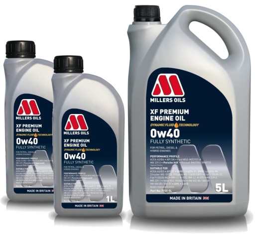 MILLERS OILS XF PREMIUM 0W40 7л