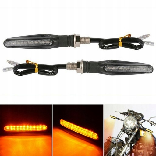 10053067 - 4шт мотоцикл дымчатые светодиодные указатели поворота