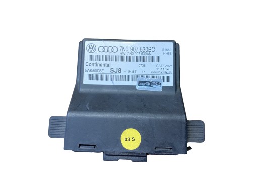 VW GOLF TIGUAN PASSAT control unit GATEWAY 7N0907530BC