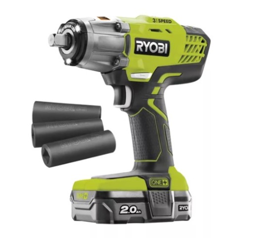 RYOBI R18IW3-120S Акумуляторний гайковерт ударний. 18 В 2,0 Ач
