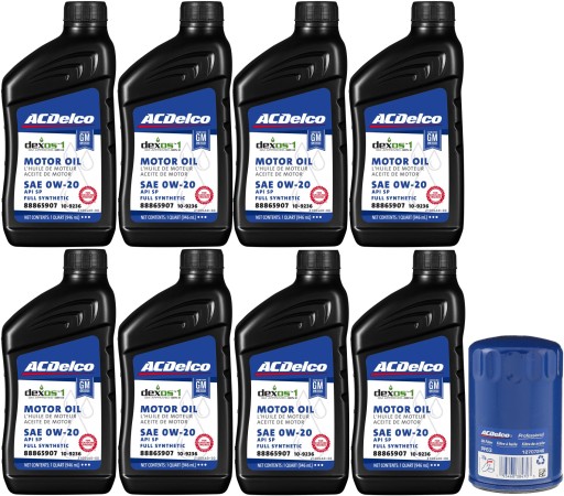 ACDELCO 0W20 + ФІЛЬТРИ GMC SIERRA 5.3 6.2 2014-
