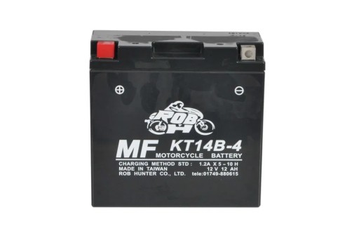 KT14B - Акумулятор для мотоцикла ROB KT14B-4 12V 12Ah