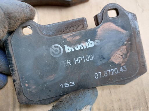 Disques Plaquettes frein Arrière FERRARI 612 SCAGLIETTI F137