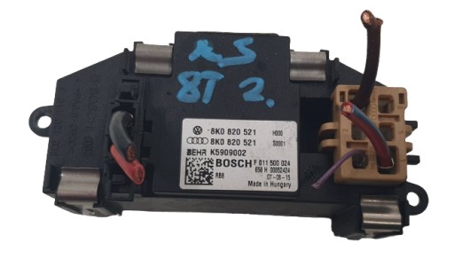 Audi A5 8T 07- 1.8 TFSI 07- heater resistor air conditioning devices