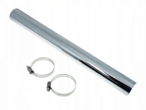 00-12506 - ХРОМОВАНА КРИШКА ГЛУШНИКА ВИХЛОПНОЇ ТРУБИ 46 СМ