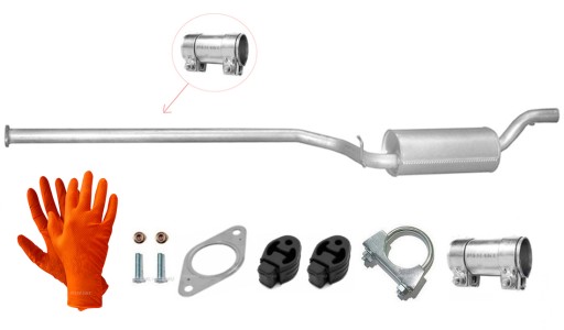 PAMAKU_08.539_FORD_FOCUS - FORD FOCUS MK2 1.6 1.8 TDCi (2004-2011) средний глушитель