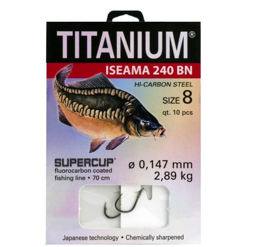 Глибини, з поводком, з зубцем Robinson Titanium Iseama 240BN 10 шт.