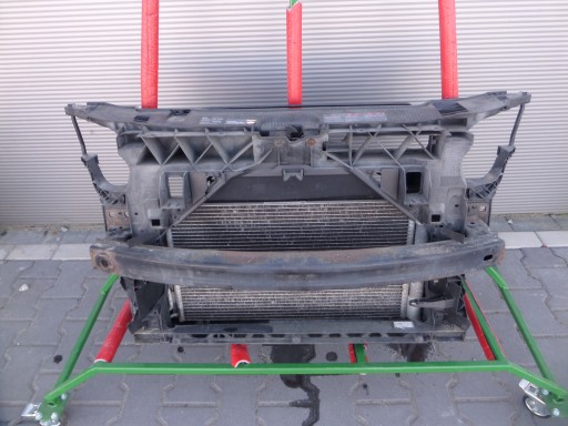 Seat Ibiza 4 IV 6j 1.4 petrol support panel for radiators pillar radiator fan