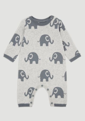 Дитячий комбінезон Nutmeg 50, сірий
