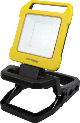 ПРОЖЕКТОР 10W АККУМУЛЯТОРНАЯ СВЕТОДИОДНАЯ ЛАМПА С ЗАЖИМОМ