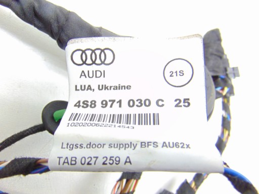kabelbaum kabelsatz Kabelbaum WTYCZKI Tür rechts AUDI R8 4S 4S8971030C EU