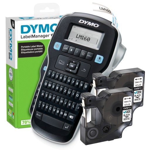 Tlačiareň DYMO LabelManager LM160 + 2x pásky 45013
