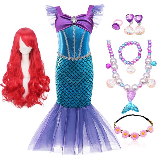 Сукня-русалка Костюм Аріель Сукня-русалка 128