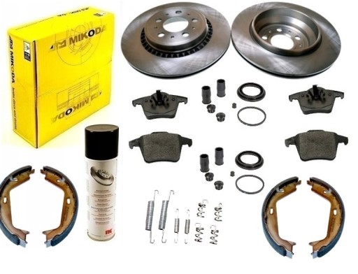 Диски колодки щелепи VOLVO XC90 і 2002-2014 ззаду