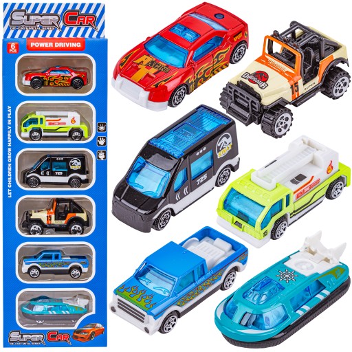 Набір автомобілів METAL RESORS 6 шт