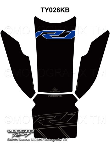 TANKPAD MOTOGRAFIX Yamaha R1 R1M 2015 - 2019
