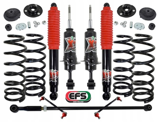 37-6206/6011 NIS-126EHDE/123HDE - Nissan navara d23 (2020+) комплект hd підвіска 30мм (50/150кг) xtr efs 4x4