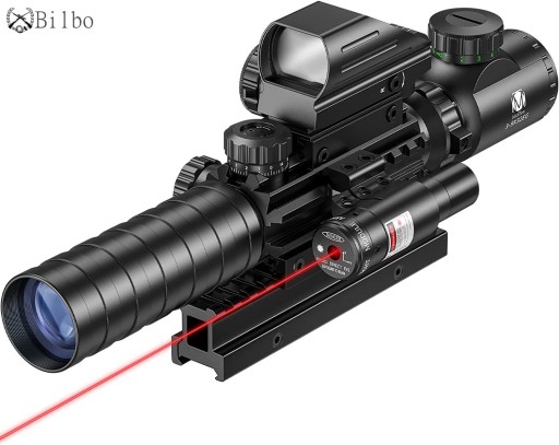 TACTICAL 3-9X32 LASER SIGHT COMBO 4 IN 1 + 2 інші продукти