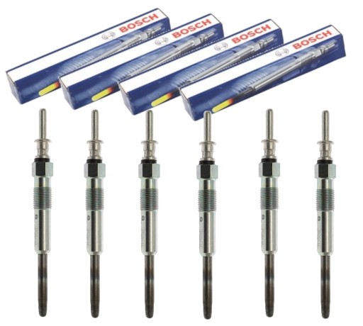 6× свеча накаливания bosch 0 250 212 013