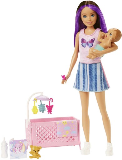 Lalka Barbie Skipper Babysitters Opiekunka HJY33 13152147520