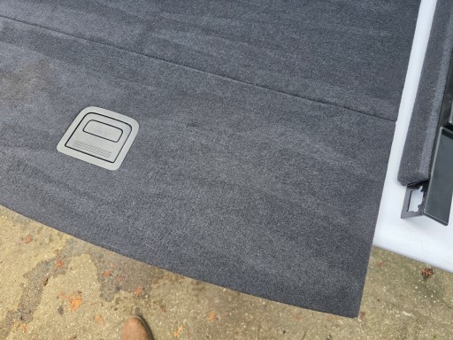 floor mats boot below PRZESUWANA seat AUDI Q5 FY II 80A