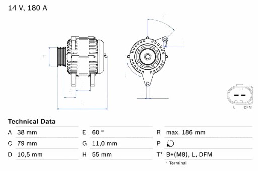 0 986 - Генератор бош бош