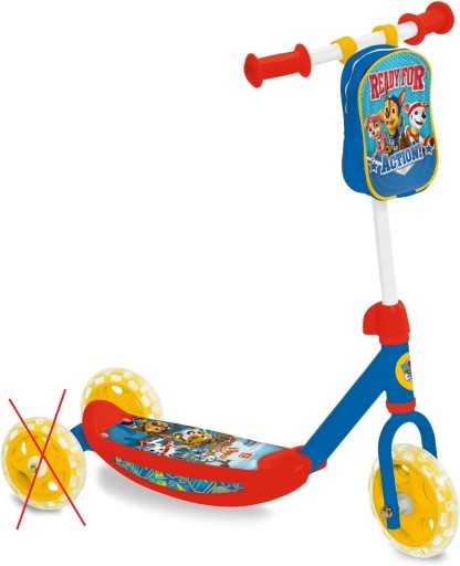 Самокат триколісний Mondo 1281022 Червоний, Синій