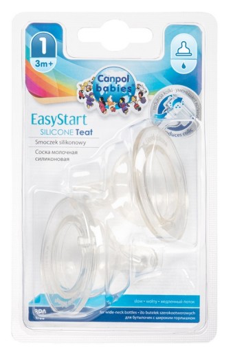 Соска силіконова Canpol babies 3 м+