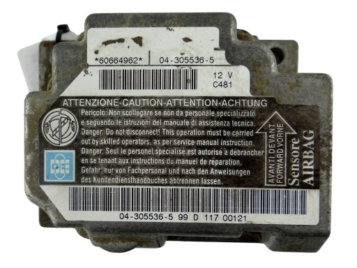module SENSOR airbag ALFA ROMEO 156 60664962