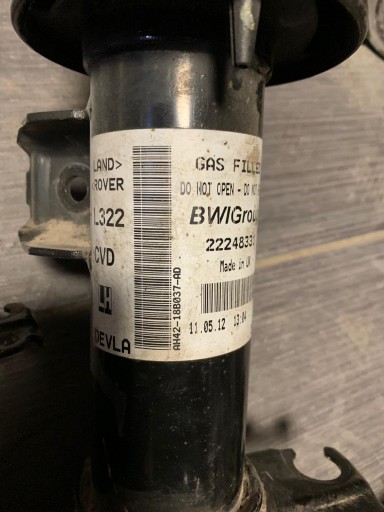 shock absorber left front RANGE ROVER VOGUE L322 1