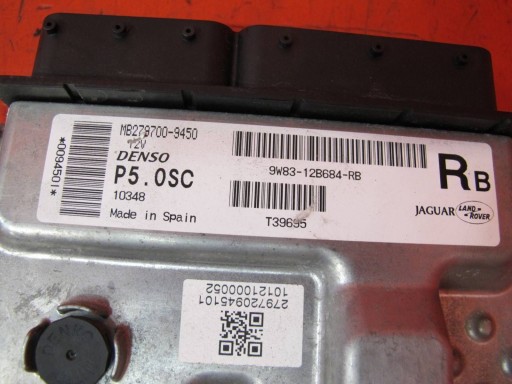 JAGUAR XF XFR X250 5.0 V8 508PS control unit computer of the engine 9W83-12B684-RB