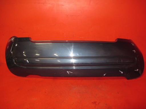 FIAT 500 2007-2014 bumper rear part rear 415/B BLU IMPECCABILE