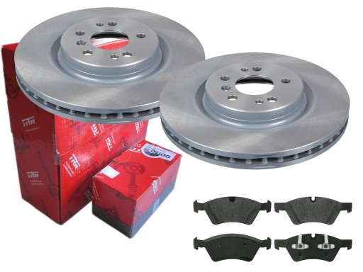 Диски колодки TRW передня MERCEDES R W251 330MM
