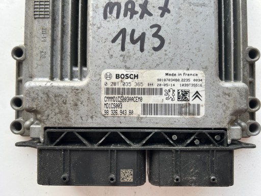 citroen peugeot 0281035365 9832694380 9818703480 1039T35516 computer ECU