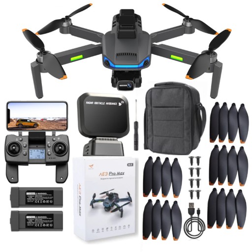 Дрон з камерою 8K HD AE3 Pro Max Combo Gimbal 5000m