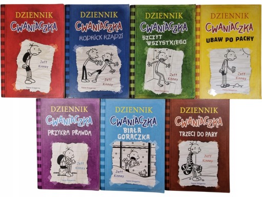 Zdjęcie egzemplarza: Dziennik Cwaniaczka Tomy 1-7 / Jeff Kinney