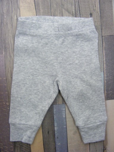 CARTER'S melanżowe spodnie z jerseyu 50/56 cm