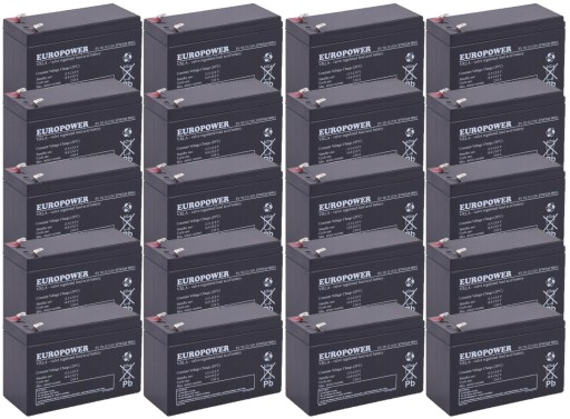 Аккумуляторы tbc50, комплект батарей для ибп apc eton powerwalker 20x ev 10-12