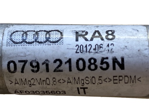 AUDI S6 S7 S8 RS6 RS7 4.0TFSI cijevčica prijenos vode 079121085N