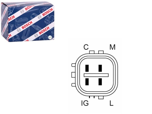 0 986 - Генератор honda city iv civic viii hr-v jazz ii jazz iii 1.2-1.6