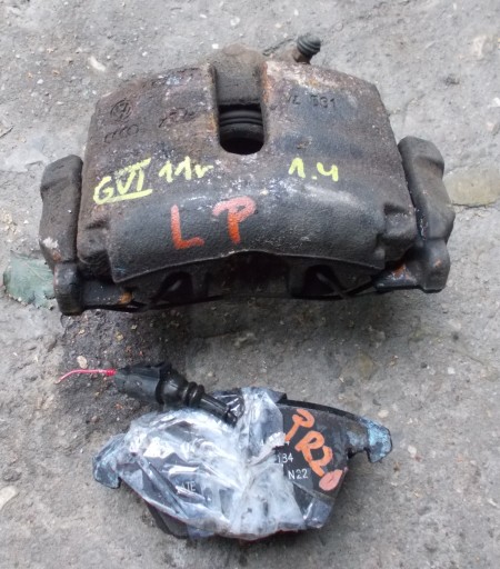 VW GOLF VI CABRIO 1.4 TSI 11R caliper brake left front