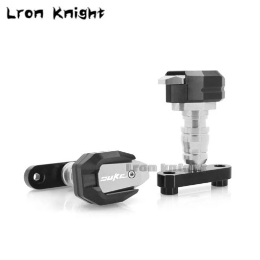 Защитная рамка Duke Silver Style - молния, черная