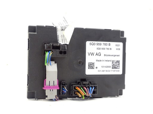 control unit seat VW PASSAT B8 GOLF 7 5Q0959760B