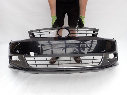 VW SHARAN II 2 10-22 bumper front front washer 6XPDC