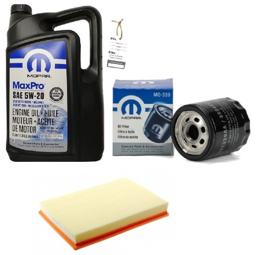 MOPAR 5W20 5L + ФІЛЬТРИ DODGE CALIBER 2.0 07-12