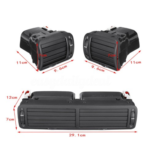 3x - Комплект вентиляционных решеток VW Passat B5 FL 1996-2005