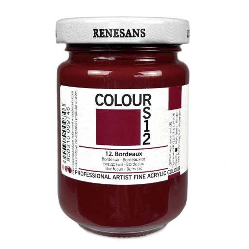 Farba akrylowa Colours Renesans - bordeaux, 125 ml