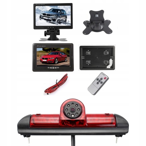 МОНИТОР 7 КАМЕРА ЗАДНЕГО ВИДА FIAT DUCATO СТОП-СИГНАЛ