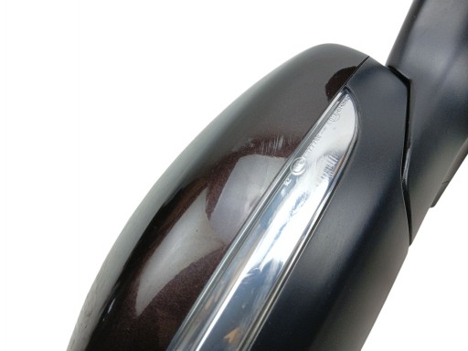 mirror right PEUGEOT 208 and (2012-2015) 9 PIN EUROPA KOD LAKIERU KJX