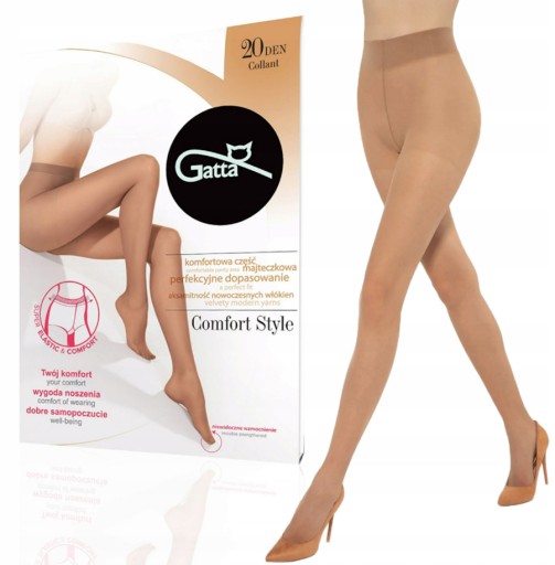 PANČUCHY GATTA COMFORT STYLE 20 DEN 3-M DAINO
